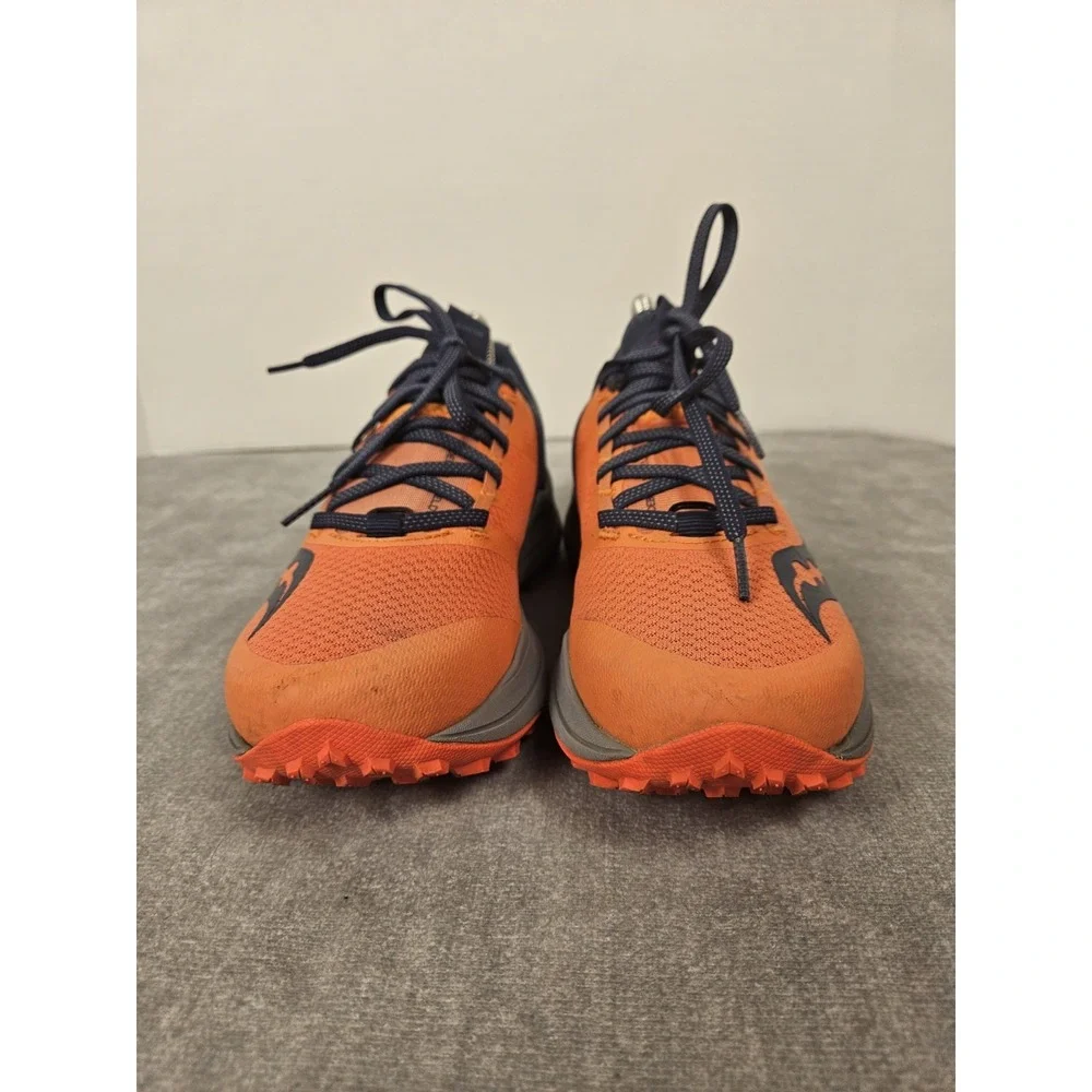 Saucony Xodus Ultra Womens 7 Orange Navy Trail Running Shoes S10734-16 PWRRUN PB